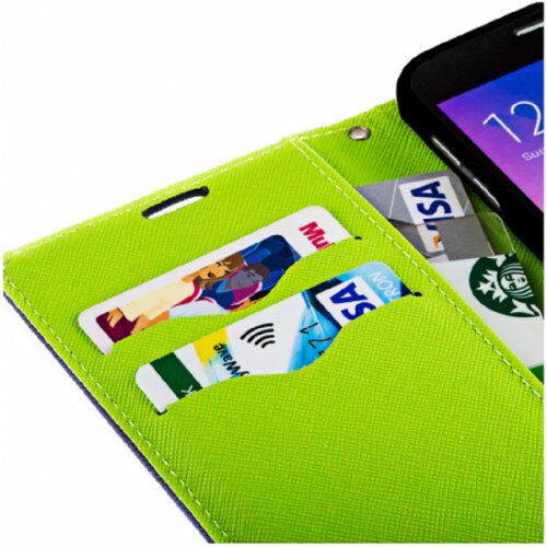  Preklopna torbica Fancy Diary Samsung Galaxy A14 - modro zelen Slike