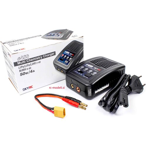 SkyRC Polnilec e450 2-4S Li-Po/ 6-8S / LiFe / LiHV / NiMH, (20848670) Cene