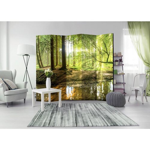 Artgeist Paravan Forest Lake I, 5-Delni, Enostranski Slike