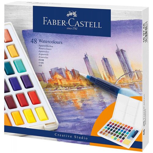 Faber-Castell Vodene barvice Faber-Castell Blue Line, 48 kosov Cene
