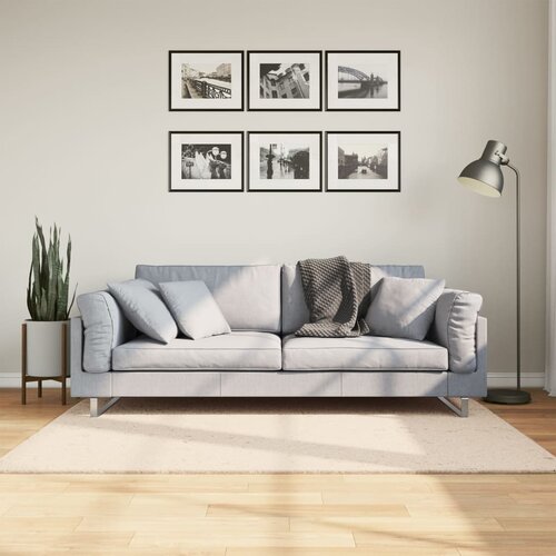 vidaXL Preproga HUARTE kratka vlakna mehka in pralna bež 120x170 cm Cene