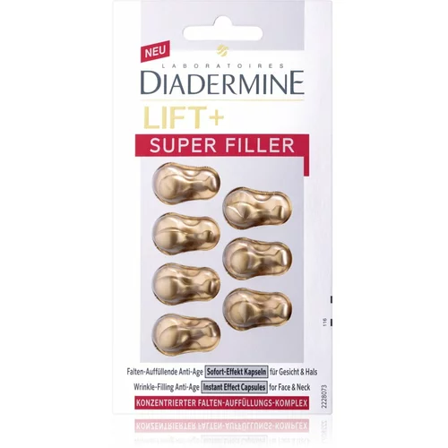 Diadermine Lift+ Super Filler takojšnja učvrstitvena nega v kapsulah 7 kos