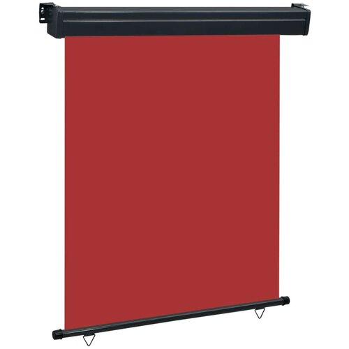 Balkonska bočna tenda 140 x 250 cm crvena Cijene