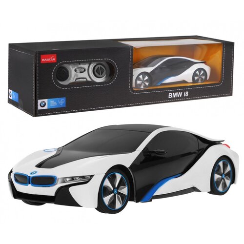  Licencirani auto na daljinsko upravljanje BMW i8 1:24 RASTAR - bijeli Cijene