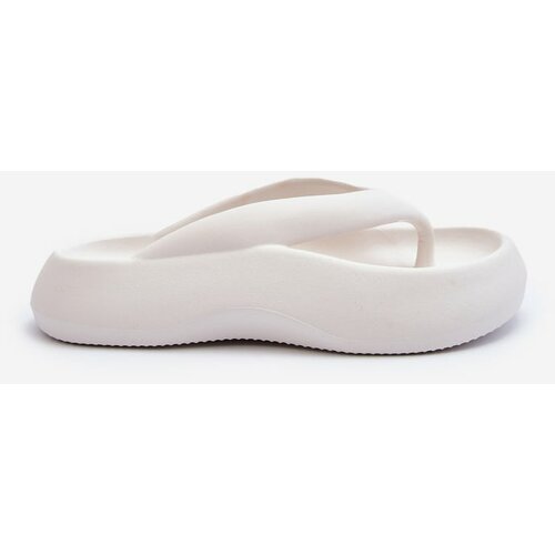 Kesi Women's Foam Slippers White Roux Cene