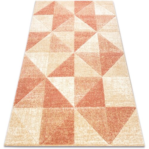 RugsX Preproge Preproga FEEL 5672/17911 TRIKOTNIKI bež/oranžna 140x190 cm Bež Cene