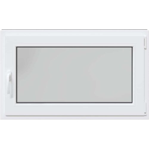  Prozor za podrum RISOR Antracit 100 x 70 cm PVC i staklo - Antracit 100 x 70 cm (trostruki sloj) Naginjanje i okretanje desno Slike