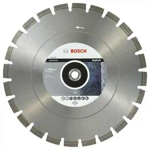 Bosch Dijamantska rezna ploča Best for Asphalt 2608603642, 400 x 20/25,40 x 3,2 x 12 mm Slike