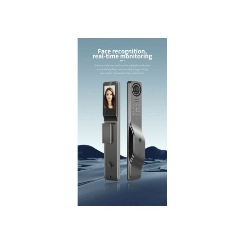 Smart Nest Face recognition automatska pametna brava sa video nadzorom i video interfonom Slike