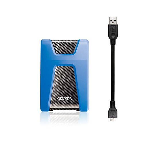 Adata AHD650 2,5&amp;quot; 2TB, USB3.1 vanjski HDD, plava Slike