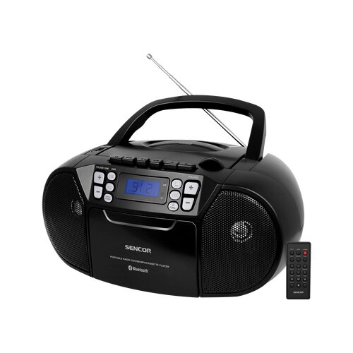 Sencor Radio CD Player SPT 3907 B CD/ BT/ MP3/USB/AUX 3,5mm Slike