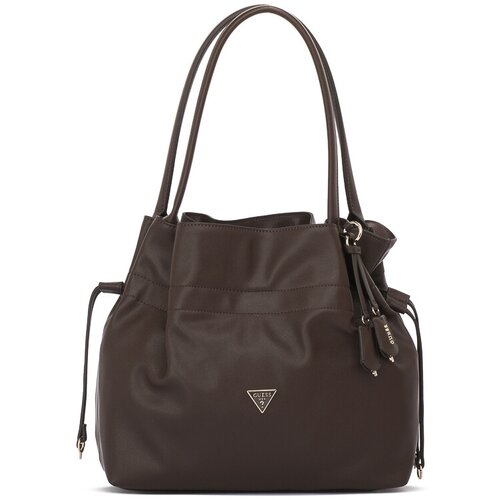 Guess Torbe BRO KARIMA DRAWSTRING TOTE Kostanjeva Slike