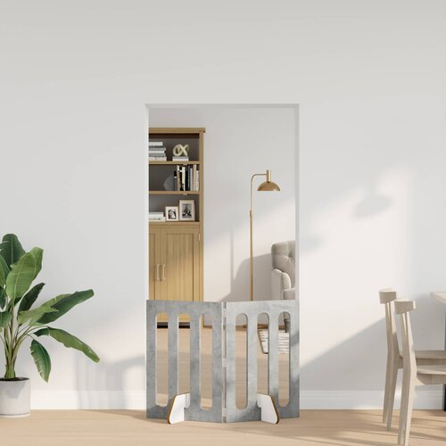  Preklopna ogradica za kućne ljubimce 2 pcs Betonsko Siva Cene