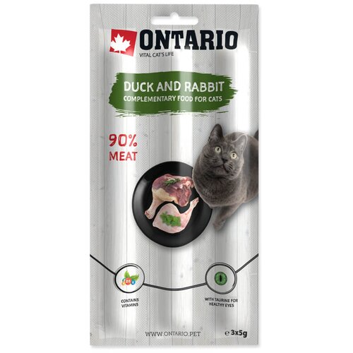 Ontario Cat palčke - raca in zajec/ 3 x 5g Cene
