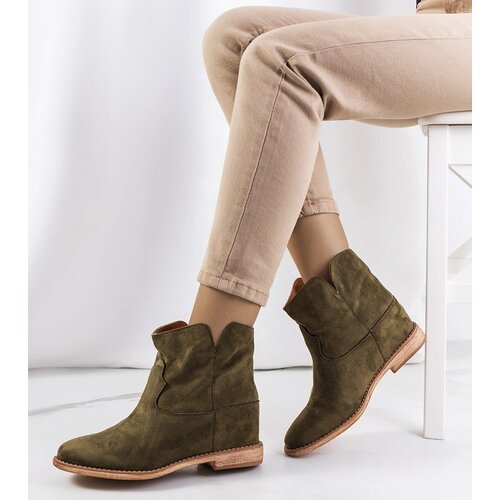 Gemre Green wedge ankle boots Zoki Cijene
