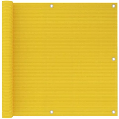 Balkonski zastor žuti 90 x 300 cm HDPE