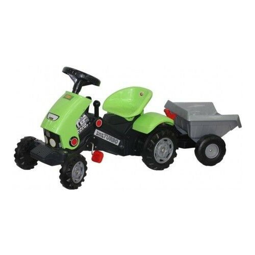 Mogly Toys traktor sa prikolicom na pedale 124x44x54cm (052742) Slike