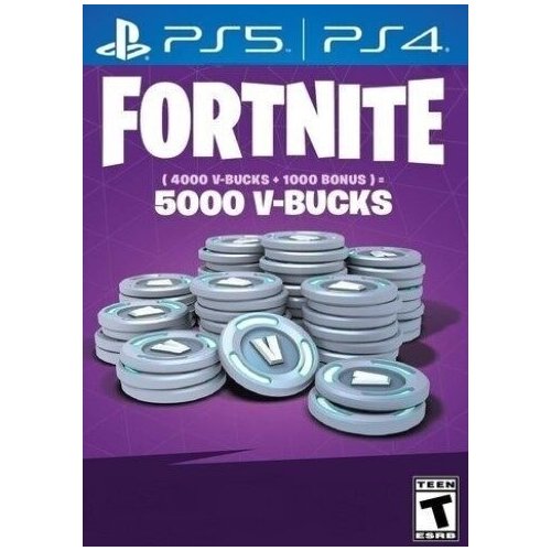 Fortnite 5000 V-Bucks za PlayStation 4 & 5 (brez kartončka) Cene