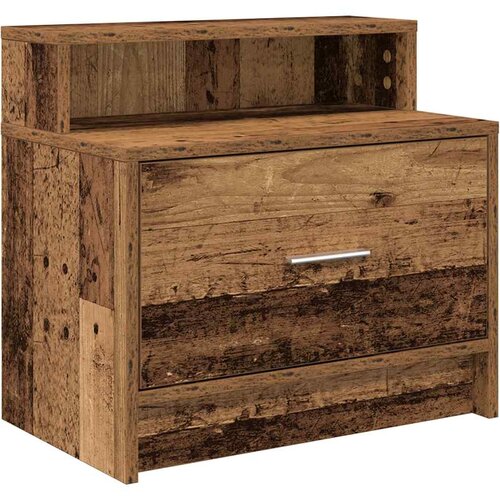 Maison Chic Nočna omarica - Nočna miza z predalom starinski les 51x31x47 cm, (21690587) Cene