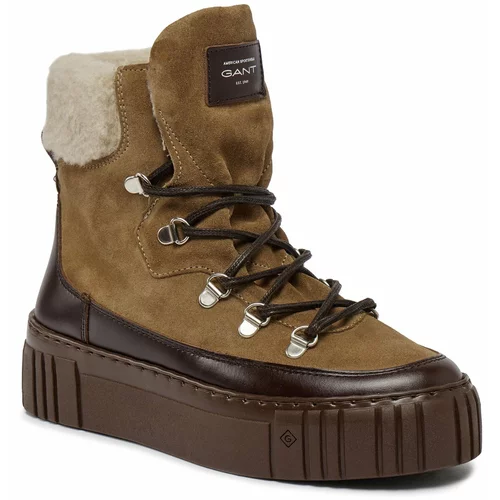Gant Škornji za sneg Snowmont Mid Boot 27543368 Taupe/Dark Brown