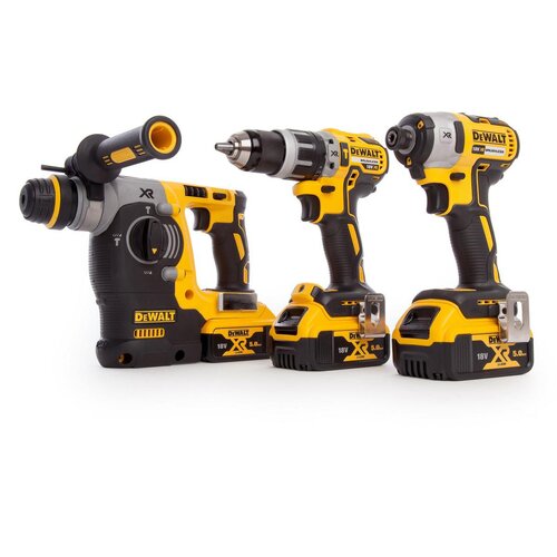 Dewalt .Pant Combo 18V DCD796 + DCF887 + DCH273 3X4,0AH 2XTSTAK II DCK368P3T, (21106735) Slike