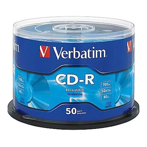  CD-R,VERBATIM, 700 MB,52X,spindle 50 kom EXTRA PRO.WRAP
