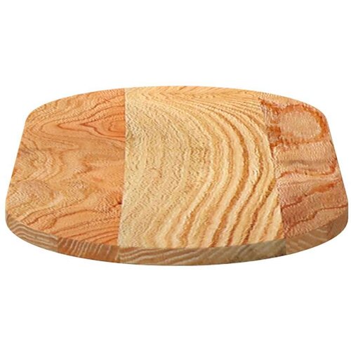 Stolna ploča svjetlosmeđa 80x40x2 cm ovalna masivna hrastovina Slike