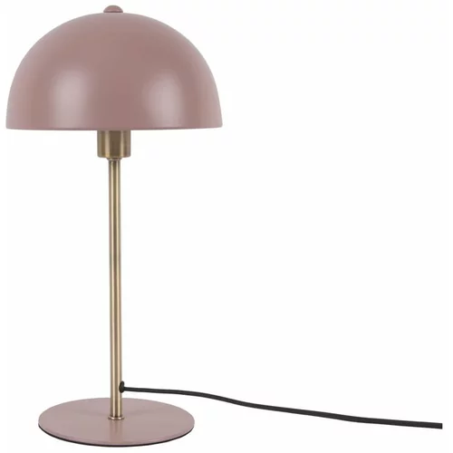 Leitmotiv rožnata namizna svetilka z detajli v zlati barvi Bonnet