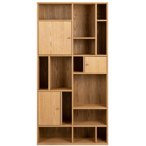Actona Biblioteka u dekoru hrasta u prirodnoj boji 90x180 cm Rangoon – Cijene