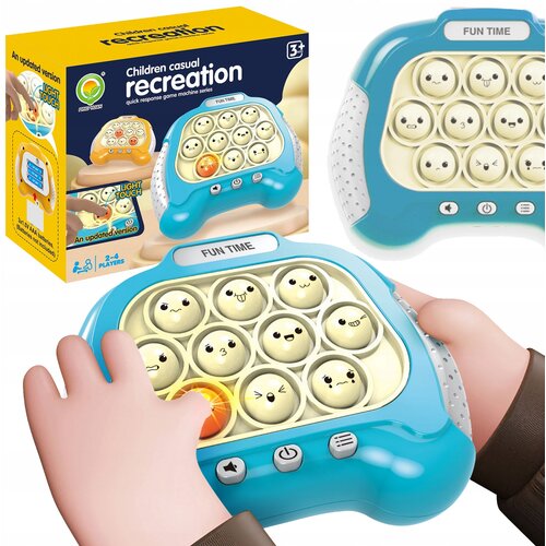  POP IT antistresna igralna konzola modra EMOJI Game Cene