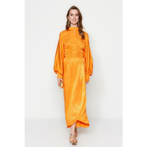 Trendyol Evening Dress - Orange Slike