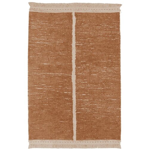 Lorena Canals Opečnato oranžna/bež bombažna preproga 140x200 cm Duetto Toffee &amp;ndash; Slike