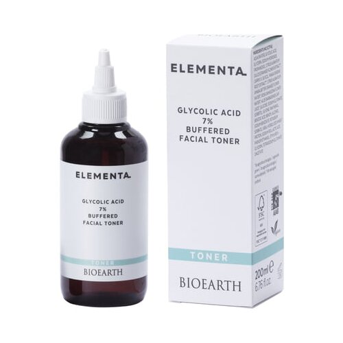Bioearth ELEMENTA TONER 7% tonik s puferiranom glikolnom kiselinom Slike