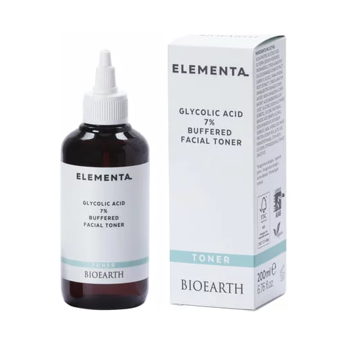 Bioearth ELEMENTA TONER tonik za obraz s 7 % glikolno kislino
