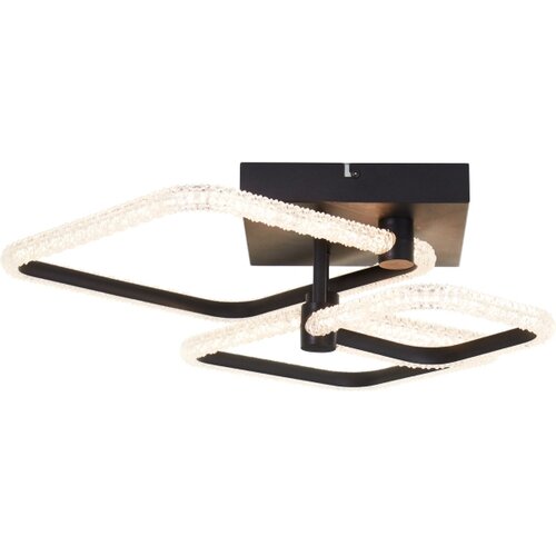 Brilliant LED prigu&amp;scaron;iva plafonska lampa AYDIN LED/34W/230V crna + daljinski upravljač Slike