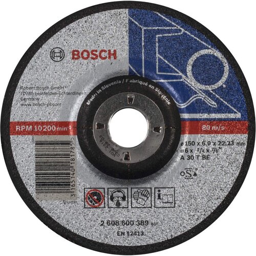 Bosch brusna ploča ispupčena Expert for Metal A 30 T BF, 150 mm, 6,0 mm - 2608600389 Cene