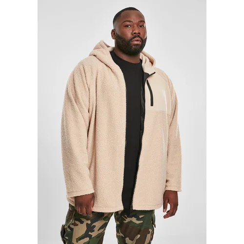 Urban Classics Sherpa Hooded Jacket Darksand