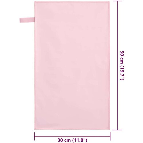 VidaXL Sportski Ručnici 2 pcs Ružičasta 50 x 30 cm Slike