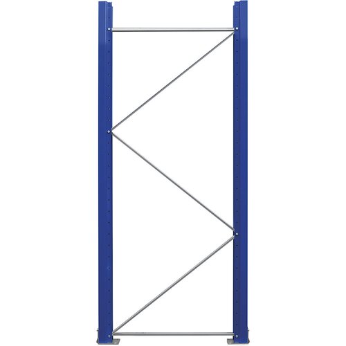 eurokraft pro Podporni okvir za paletne regale, sestavljen, višina 2100 mm, globina 900 mm Cene