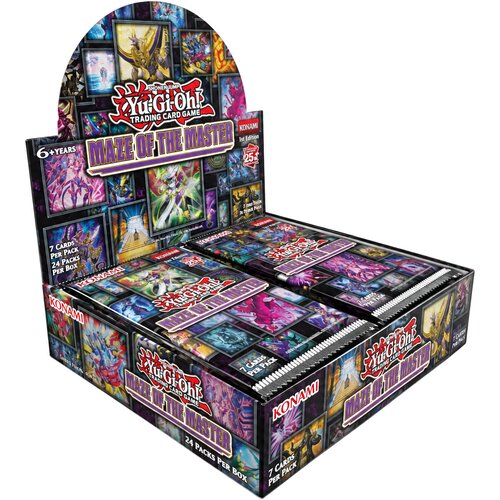 Yu Gi Oh TCG Maze of the Master Booster Display komplet 24 paketov igralnih kart Slike