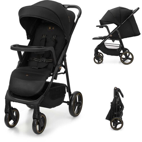 Kinderkraft KOLICA ZA BEBE SA TACNOM TRIG 3 BLACK Slike