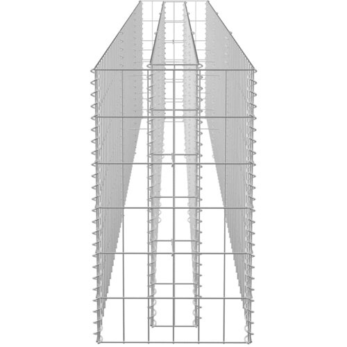  Gabionska sadilica od pocinčanog čelika 270 x 30 x 60 cm Slike