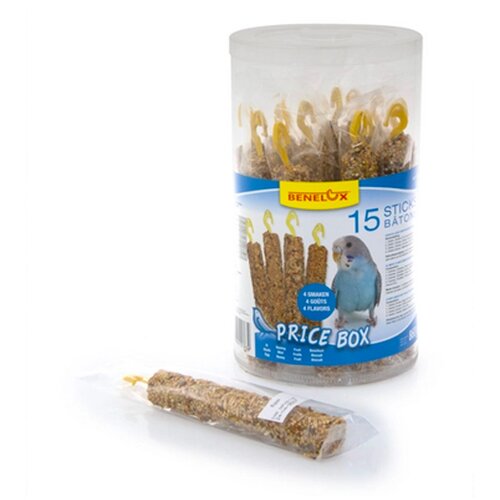 Benelux box 15 štapića za tigrice mix ukusa 860g Cene