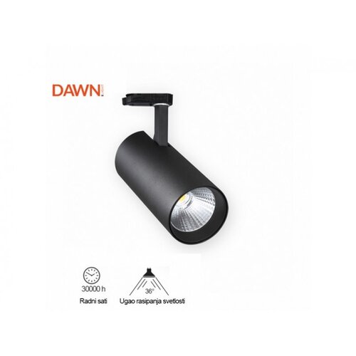 Dawn led reflektor šinski JM-4068 10W 3000K 36° crni Cene