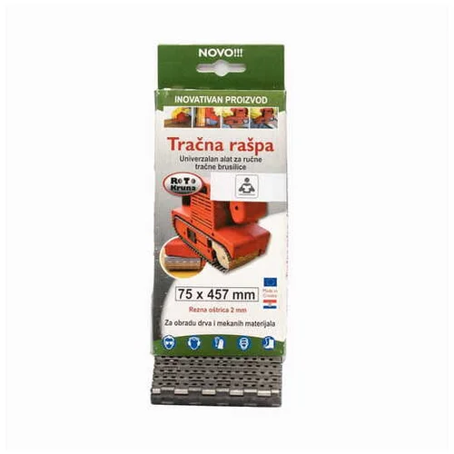 ROTO KRUNA tračna rašpla za tračni brusilnik 75x457mm