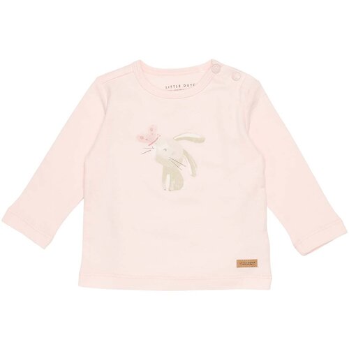 Little dutch otro&amp;scaron;ka majica z dolgimi rokavi bunny butterfly pink Slike