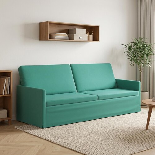 SOFA za 3 osobe Tirkizna 220 x 81 x 82 cm Baršun Cene