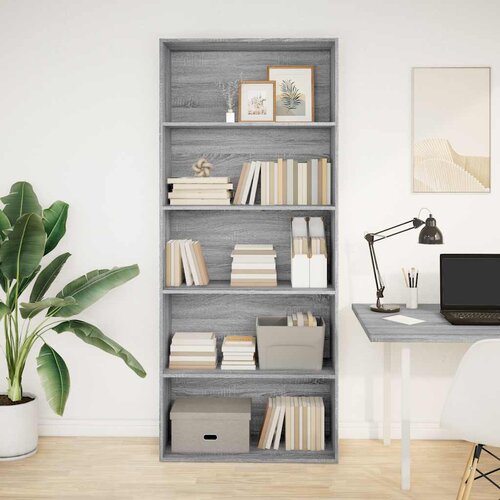  Ormar za knjige Sivi Sonoma 80x30x189 cm Konstruirano drvo Cene