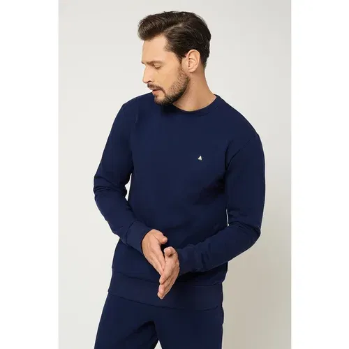 Lumide Man's Sweatshirt LU15 Navy Blue