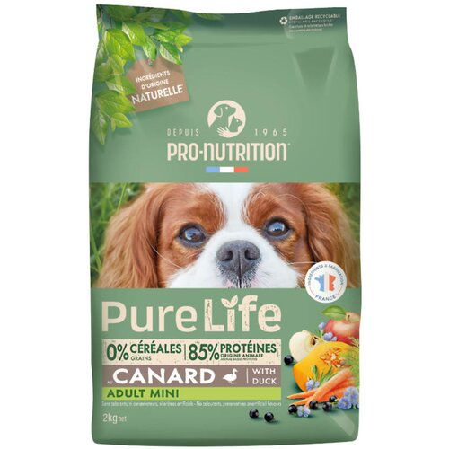 Pro nutritiona dog pure life adult mini pacetina 2kg Slike